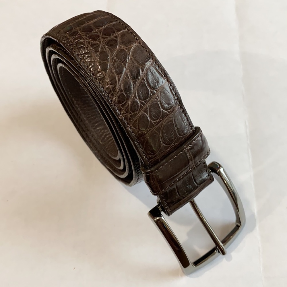 Santiago Gonzalez Genuine Caiman Crocodile Belt